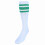 Men's Striped Knee-High Athletic Socks Polyester Blend 4 6