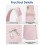 Γυναικεία τσάντα χιαστί Casual Sling Backpack Ροζ 6