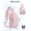 Γυναικεία τσάντα χιαστί Casual Sling Backpack Ροζ 7