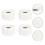White PU Roller Skates Wheels with Bearings 4 pcs 7