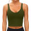 Women's FormFlex crop tank with light support bra and 1
