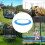 CheAAlet rund trampolinunderlag 2,4 m 6