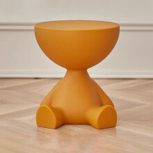 Small Round Side Table with Storage, Modern Compact Nightstand for Bedroom, Living Room, Bathroom & Small Spaces