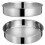 Round Cake Pan Metal for Baking Use Uniform Heat Distribution 2Pcs 1
