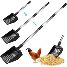 Adjustable Metal Chicken Manure Shovel Stainless Steel