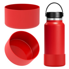 Housse de protection pour bouteille d'eau Hydro Flask à large ouverture 32 oz/40 oz rouge