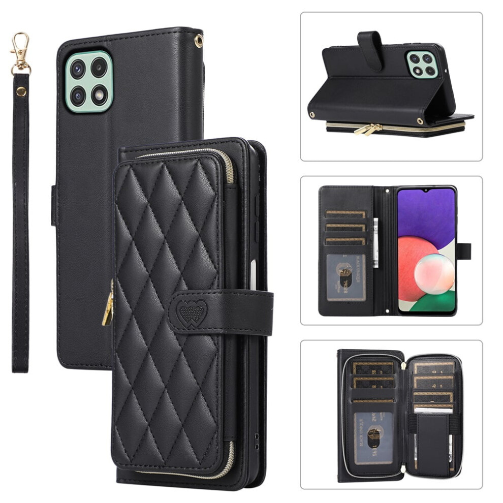 Wallet Case For Samsung Galaxy A22 5G 6.6 Inch With 9 Card 937196995059