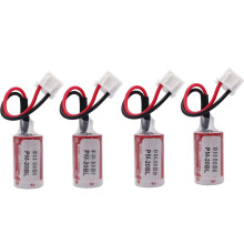4x ER3 Battery for ER3 3.6V 1100mAh Li-ion PLC Battery with PM-20BL Plug