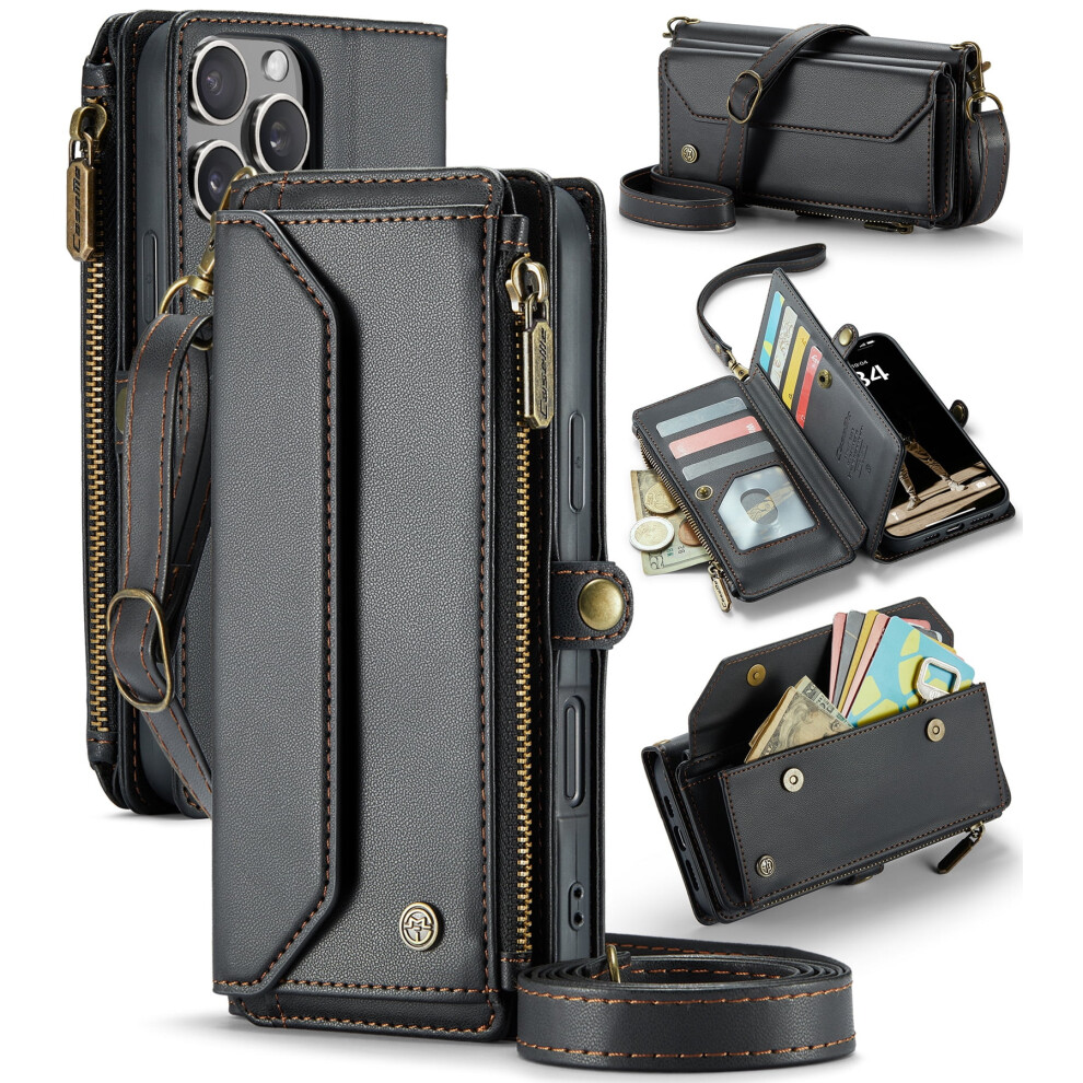 Caseme Leather Wallet Case For Iphone 16 Pro Max 6.9 Inch 937196995226