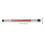 Red Plastic Dulcimer Mallets Case 42.5x3.3x3.3 in 2