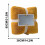Torchon de cuisine doux grand format 36 x 80 cm jaune 1