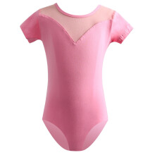 Girls' Gymnastics Leotard Hot Pink Size 9-10 Years