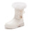 Girls' Winter Snow Boots with Platform Sole and Side Zip 1