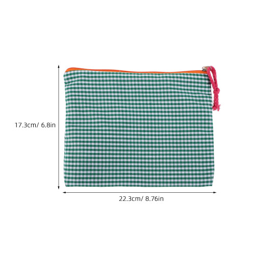 OUNONA makeup-etui rejsetaske grøn 1