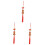 Boeddha auto interieur hanger decoratie 3 stuks 4