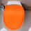 Orange toalettsitsskydd för badrum, 2-pack 5