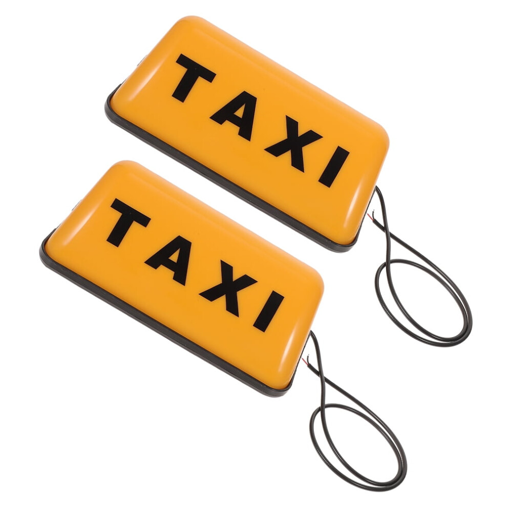 Led Taxi Roof Sign 12V High Brightness 2 Pcs Light 937196012985