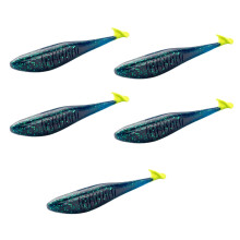 Mealláin Iascaireachta Boga Paddle Tail 5 phíosa 10cm