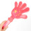 Claque-mains en plastique rouge, 10 pièces 8
