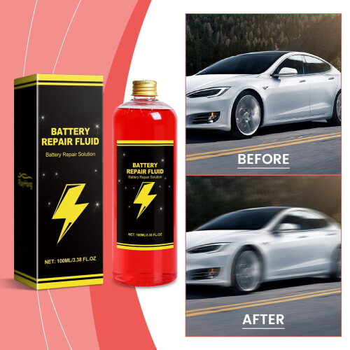 EV battery repair fluid for cleaning and performance