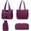 Casual dameshandtas/schoudertas van nylon 6