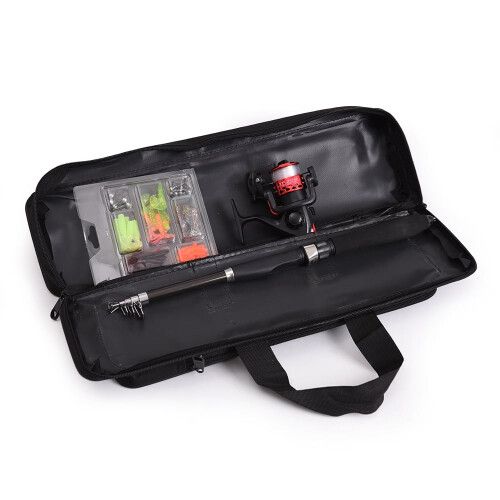 Borsa da pesca portatile Lixada per canne e mulinelli 1