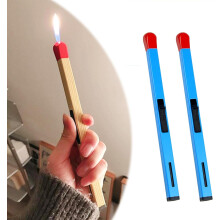 Refillable Butane Lighter Adjustable Flame 2 pcs