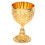 Copa de vino dorada medieval (prop1Pack) 6