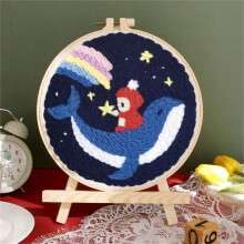 Punch Needle Embroidery Kit Healing Weave 20x20cm