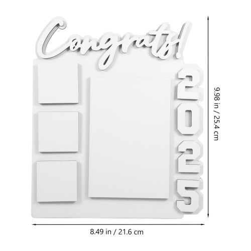Cadre de graduation en MDF blanc pour sublimation DIY2025 1