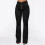 Jeans denim flare do mhná, meán-ardú caol feistithe 5