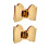Τσαντάκι Leathercraft με κλειδαριές Twist Turn Golden2 τεμάχια 4