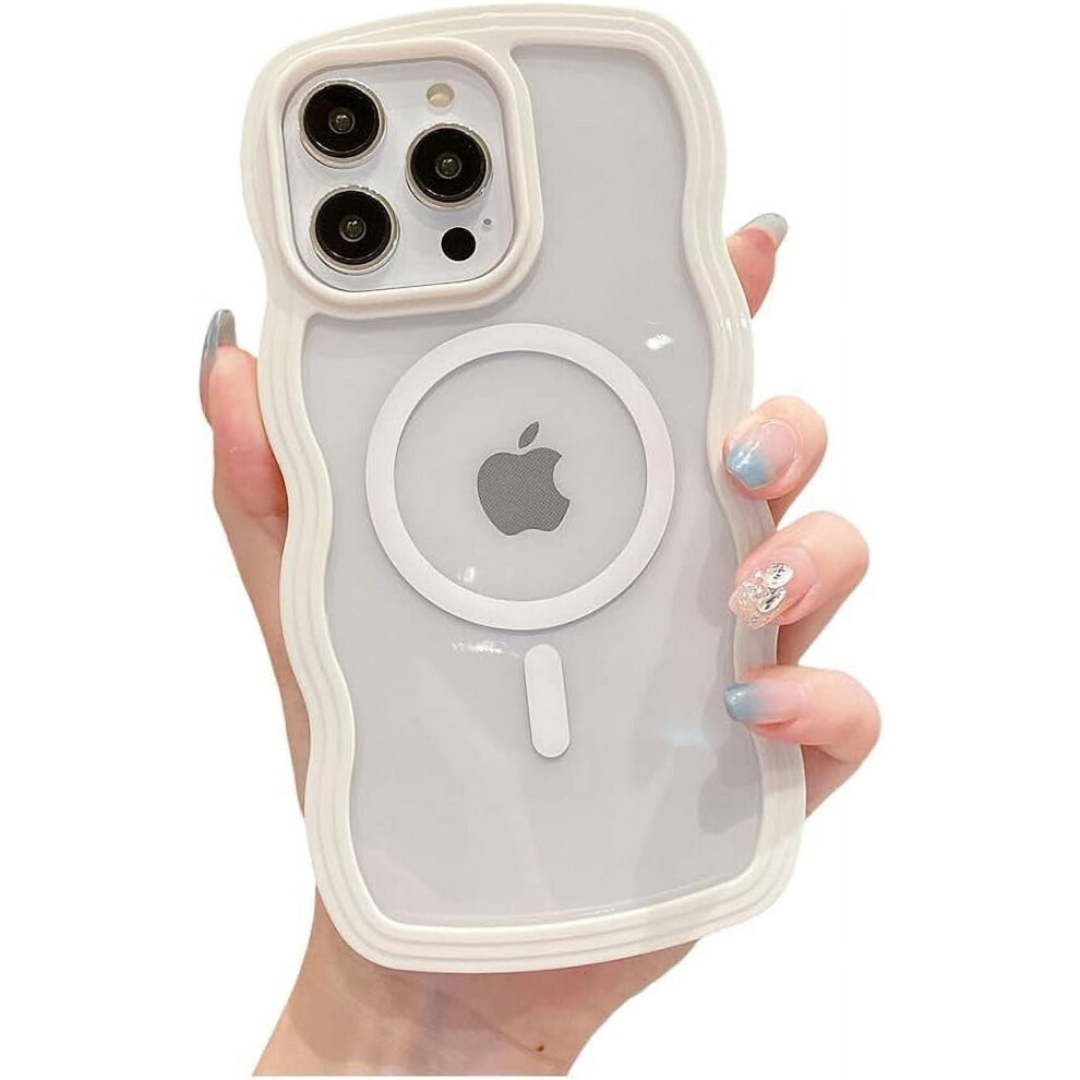 Iphone Case Water Wave Clear Shockproof Magsafe Compatible 9122141644170