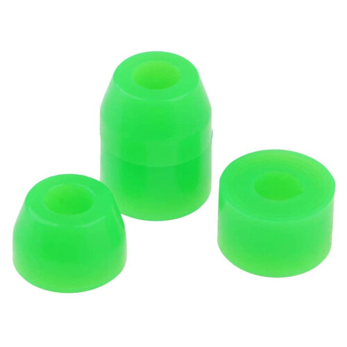 Longboard bushings set conical cylinder pivot cups green 10 1