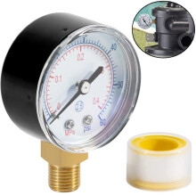 Pressure Gauge Replacement ECX270861 for Hayward Sand and