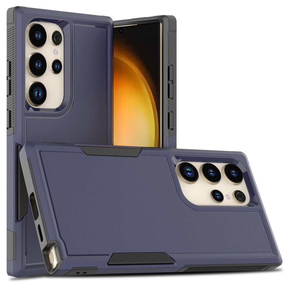 Defender Case For Samsung Galaxy S24 Ultra 5G Rugged Blue 9122141629542