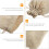 Lavender sachet bags linen drawstring 10 pcs 8