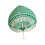Bamboo Hand Fan Heart Shaped Woven Leaf 1 Piece 5