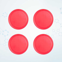 Air Hockey Pucks Red Plastic 4 Pieces