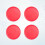 Air Hockey Pucks Red Plastic 4 Pieces 1