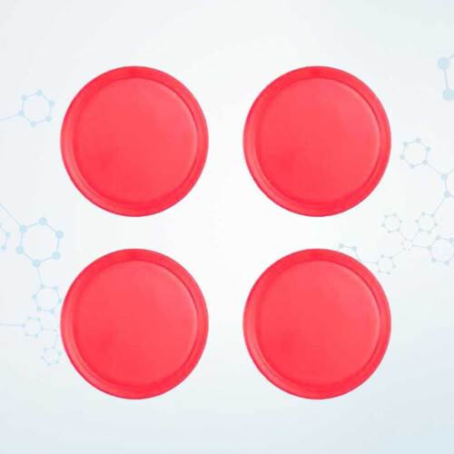Air Hockey Pucks Red Plastic 4 Pieces
