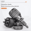 7-in-1 mini titanium schroevendraaierset met magnetische Torx-bits 4