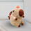 Plush Capybara Backpack Khaki Lightweight Casual 7