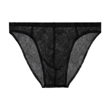 Men's swim briefs nylon cotton black boxer briefs