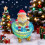 Kerstbadlamp met USB-aansluiting, harslamp, 1 stuk 7