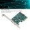 PCIe naar USB-C-adapter met dubbele poort, 10 Gbps 4