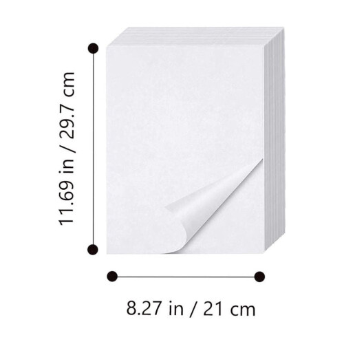Papel Antiaderente para Arte com Diamantes, Branco, 20 Folhas, 11,7 x 8,3 polegadas 1