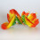 Hibiscus hair clips assorted colors12-pack 7