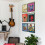 Wooden Guitar Wall Mount with Shelf 2-Pack 5