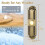 Metal Doorbell Push Button with LED Light Retro Style 3